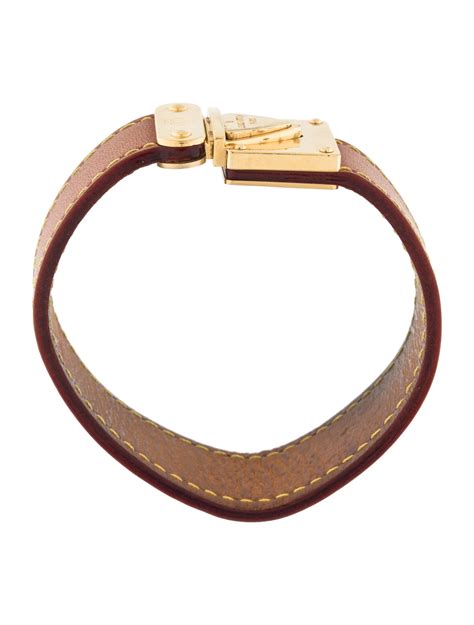 lv leather bracelet for sale